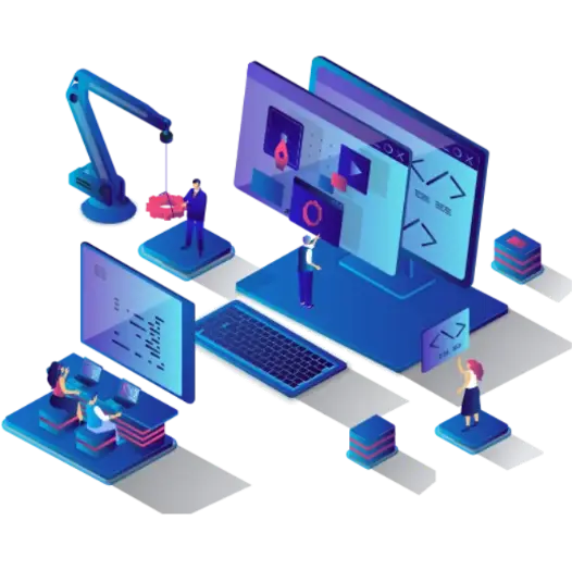 Desenvolvimento de Sites - Ilustração 3D